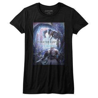 Monster Hunter Iceborn Keyart Ladies T-Shirts