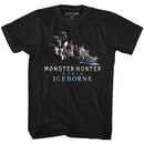 Monster Hunter-Ice Gang-Black Adult S/S T-Shirt - Black
