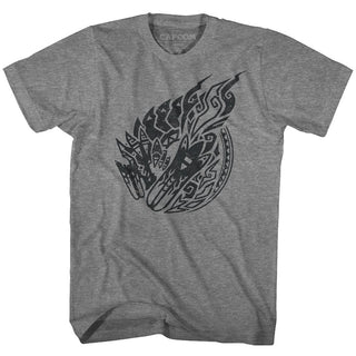 Monster Hunter Mh3 Emblem Adult T-Shirts