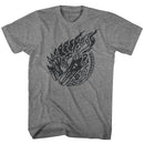 Monster Hunter-Mh3 Emblem-Graphite Heather Adult S/S T-Shirt - Graphite Heather