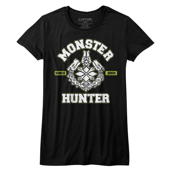 Monster Hunter-Mh2004-Black Ladies S/S T-Shirt - Black
