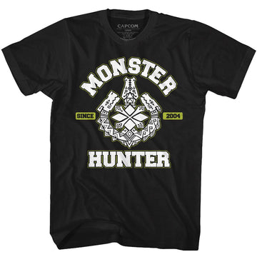 Monster Hunter-Mh2004-Black Adult S/S T-Shirt - Black