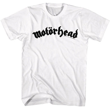Motorhead-Motorhead Dark Logo-White Adult S/S T-Shirt - White