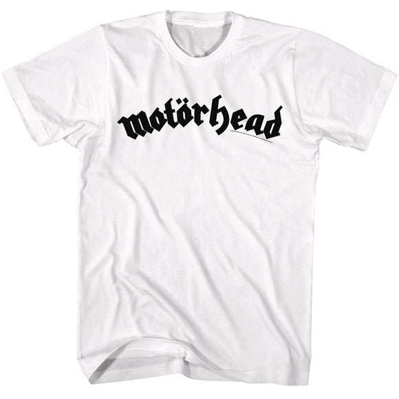 Motorhead-Motorhead Dark Logo-White Adult S/S T-Shirt - White