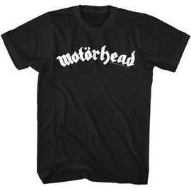 Motorhead-Motorhead Light Logo-Black Adult S/S T-Shirt - Black