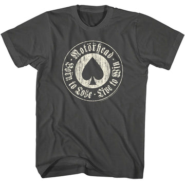 Motorhead-Motorhead Born To Lose-Smoke Adult S/S T-Shirt - Smoke