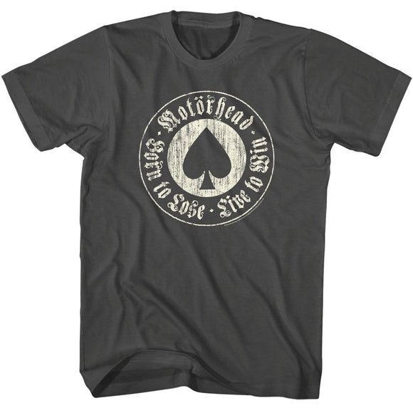 Motorhead-Motorhead Born To Lose-Smoke Adult S/S T-Shirt - Smoke