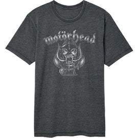 Motorhead-Motorhead Spade And Warpig-Black Adult S/S Vintage Wash T-Shirt - Black
