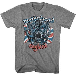 Motorhead Motorhead Union Jack England Adult T-Shirts