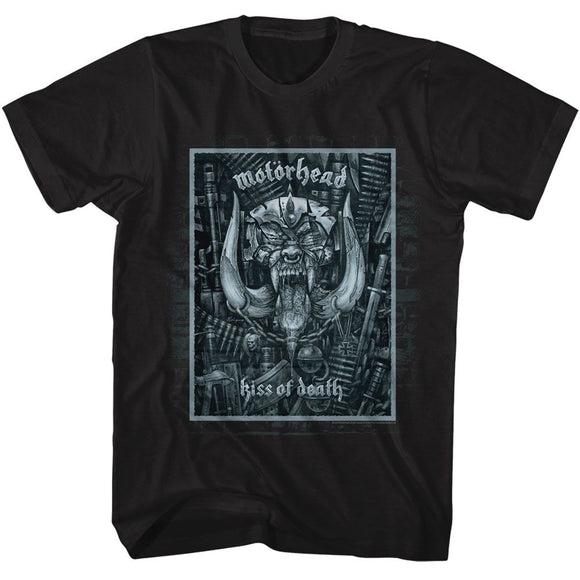 Motorhead-Motorhead Kiss Of Death-Black Adult S/S T-Shirt - Black