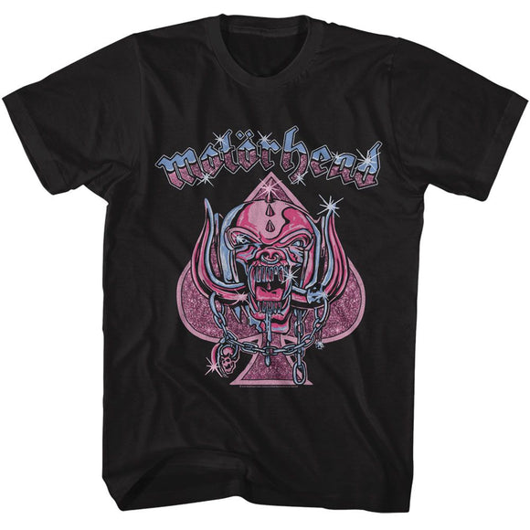 Motorhead-Motorhead Graphic Warping-Black Adult S/S T-Shirt - Black