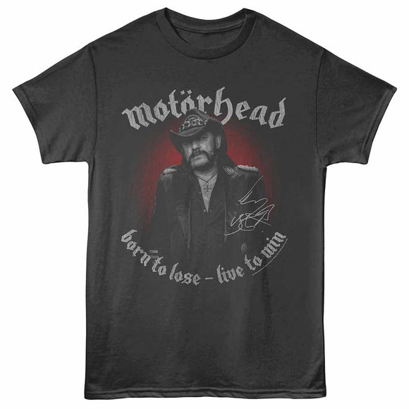 Motorhead Lemmy Born To Lose Smoke Adult T-Shirt