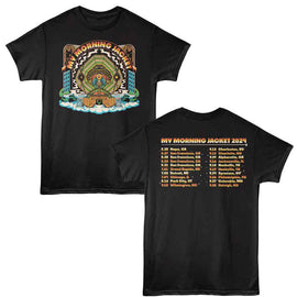 My Morning Jacket-Mmj Tour-Black Adult S/S T-Shirt ***F&B*** S - Black