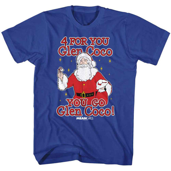 Mean Girls-Mean Girls You Go Glen Coco-Royal Adult S/S T-Shirt - Royal