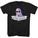 Mean Girls-Mean Girls Doesnt Even Go Here-Black Adult S/S T-Shirt - Black