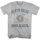 Mean Girls-Mean Girls North Shore High-Gray Heather Adult S/S T-Shirt - Gray Heather