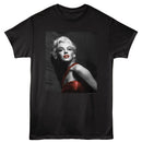 Marilyn Monroe-Marilyn Monroe Bw Iconic Photo-Black Adult S/S T-Shirt - Black