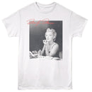 Marilyn Monroe-Marilyn Monroe Makeup Vanity-White Adult S/S T-Shirt - White