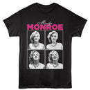Marilyn Monroe-Marilyn Monroe Multi Photo-Black Adult S/S T-Shirt - Black