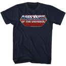 Masters Of The Universe-Logo-Navy Adult S/S T-Shirt - Navy