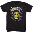 Masters Of The Universe-Motu Skeletor Lightning-Black Adult S/S T-Shirt - Black