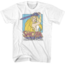 Masters Of The Universe-Motu Pastel Sword-White Adult S/S T-Shirt - White