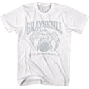 Masters Of The Universe-Motu Grayskull Collegiate-White Adult S/S T-Shirt - White