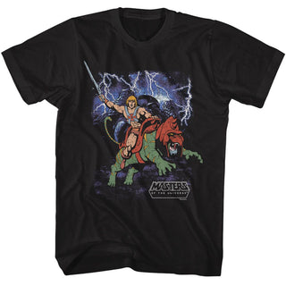 Masters Of The Universe Motu Battlecat Charge Adult T-Shirts