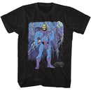 Masters Of The Universe-Motu Skeletor And Skull Mountain-Black Adult S/S T-Shirt - Black