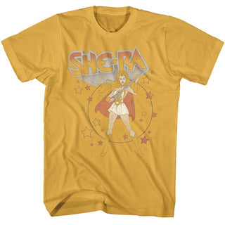 Masters Of The Universe Motu She Ra With Stars Adult T-Shirts