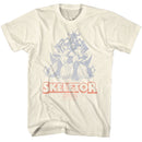Masters Of The Universe-Motu Skeletor Throne-Natural Adult S/S T-Shirt - Natural