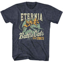Masters Of The Universe-Motu Eternia Battlecats 2-Navy Heather Adult S/S T-Shirt - Navy Heather