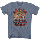Masters Of The Universe-Featuring Heman-Indigo Heather Adult S/S T-Shirt - Indigo Heather