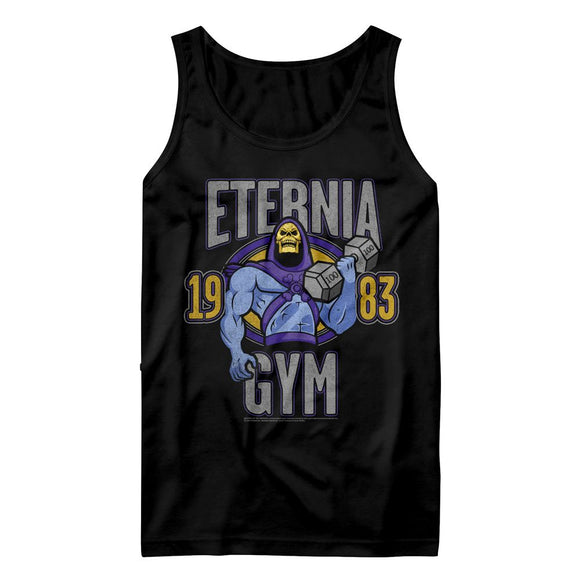 Masters Of The Universe-Eternia Gym-Black Adult Tank-S - Black