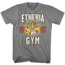 Masters Of The Universe-Etheria Gym-Graphite Heather Adult S/S T-Shirt - Graphite Heather