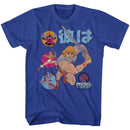 Masters Of The Universe-He-Man Japan-Royal Adult S/S T-Shirt - Royal