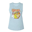 Masters Of The Universe-Rainbow Sword-Stonewash Denim Ladies Muscle Tank-S - Stonewash Denim
