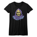 Masters Of The Universe-Melty Skeletor-Black Ladies S/S T-Shirt - Black