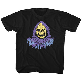Masters Of The Universe-Melty Skeletor-Black Toddler S/S T-Shirt-2T - Black