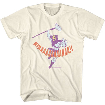 Masters Of The Universe-Myaaaaa-Natural Adult S/S T-Shirt - Natural