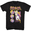 Masters Of The Universe-She Ra And Co-Black Adult S/S T-Shirt - Black