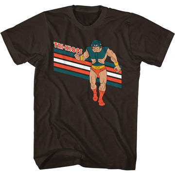 Masters Of The Universe-Tri-Klops-Dark Chocolate Adult S/S T-Shirt - Dark Chocolate