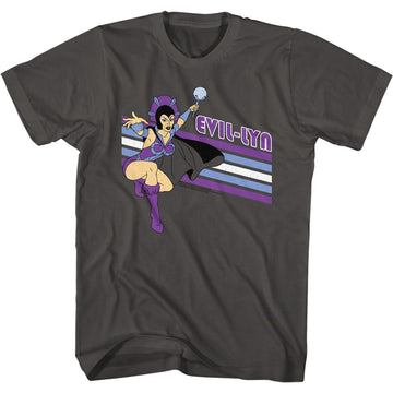 Masters Of The Universe-Evil-Lyn-Smoke Adult S/S T-Shirt - Smoke