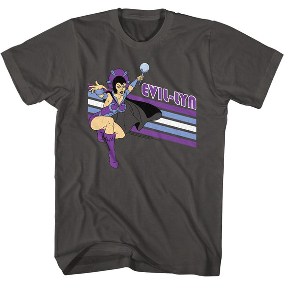 Masters Of The Universe-Evil-Lyn-Smoke Adult S/S T-Shirt - Smoke
