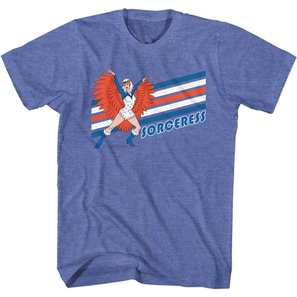 Masters Of The Universe-Sorceress-Royal Heather Adult S/S T-Shirt - Royal Heather