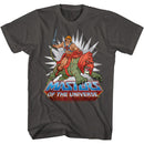 Masters Of The Universe-Starburst Battlecat-Smoke Adult S/S T-Shirt - Smoke