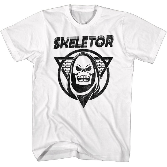 Masters Of The Universe-Skeletor Snakes-White Adult S/S T-Shirt - White