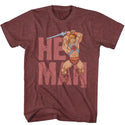 Masters Of The Universe Motu He Man Text Adult T-Shirts