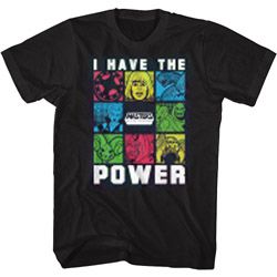 Masters Of The Universe Motu I Have The Power Boxes Adult T-Shirts