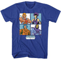 Masters Of The Universe Motu Four Character Squares Adult T-Shirts